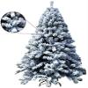 YSDKJ Artificial Snowy Pine Christmas Tree with Folding Metal Stand view 2