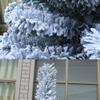 YSDKJ Artificial Snowy Pine Christmas Tree with Folding Metal Stand view 4