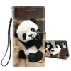 HopMore Flip Case for iPhone 6S/6, PU Leather, Panda Design view 1