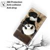 HopMore Flip Case for iPhone 6S/6, PU Leather, Panda Design view 2