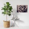 Feeby Rose Close-Up Macro Canvas Wall Art, 100 x 70 cm, Violet view 4