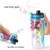 Home Tune Cute Water Bottle for Girls and Boys, BPA-Free Tritan, Leakproof, Easy to Clean, Carry Handle, 680 ml - Mermaid view 4