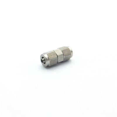 304 Stainless Steel Equal Quick Tube Union Connector, 12 x 10 mm