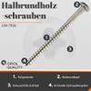 OPIOL QUALITY A2 Stainless Steel Pan-Head Wood Screws, DIN 7996, 4.5 x 40 mm, 4-Pack view 2