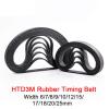 Temhyu Shuxiang ARC HTD3M Timing Belt, C=393/396/399/405, Width 6–25 mm, 131/132/133/135 Teeth, for HTD3M Synchronous Pulleys view 3