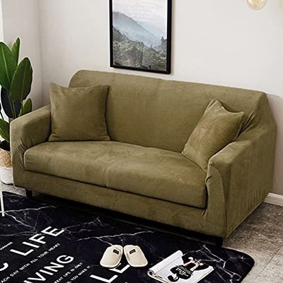 JUJING Stretch Sofa Cover for 1/2/3/4-Seater Sofas