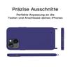 Phone Necklace Case for iPhone 13, Soft Silicone TPU Cover, Sapphire Blue view 2