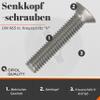 OPIOL QUALITY Phillips Countersunk Screws H DIN 965 M4 x 55 mm Stainless Steel A2 V2A, 100-Pack view 2
