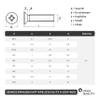 OPIOL QUALITY Phillips Countersunk Screws H DIN 965 M4 x 55 mm Stainless Steel A2 V2A, 100-Pack view 3