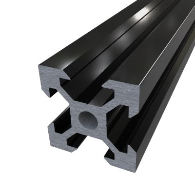 V-SLOT 2020 Black 1400 mm V-Type Anodized Linear Rail for 3D Printers and CNC Machines