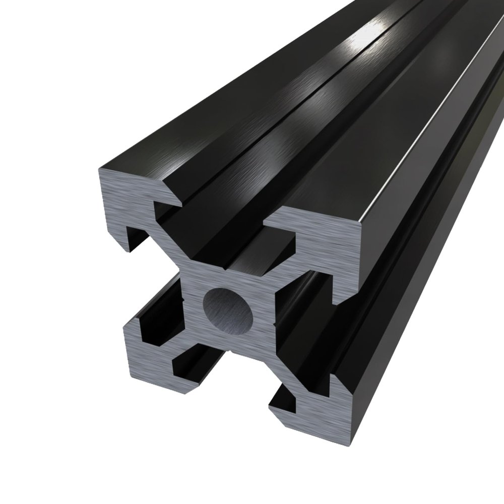 V-SLOT 2020 Black 1400 mm V-Type Anodized Linear Rail for 3D Printers and CNC Machines