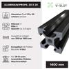 V-SLOT 2020 Black 1400 mm V-Type Anodized Linear Rail for 3D Printers and CNC Machines view 2