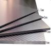 Carbon Fiber Sheet, 0.4 mm x 100 mm x 500 mm, Twill-Weave Matte Finish view 4