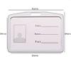 Waizmann.IDeaS Premium ID Badge Set with Vertical Aluminum Holder view 2