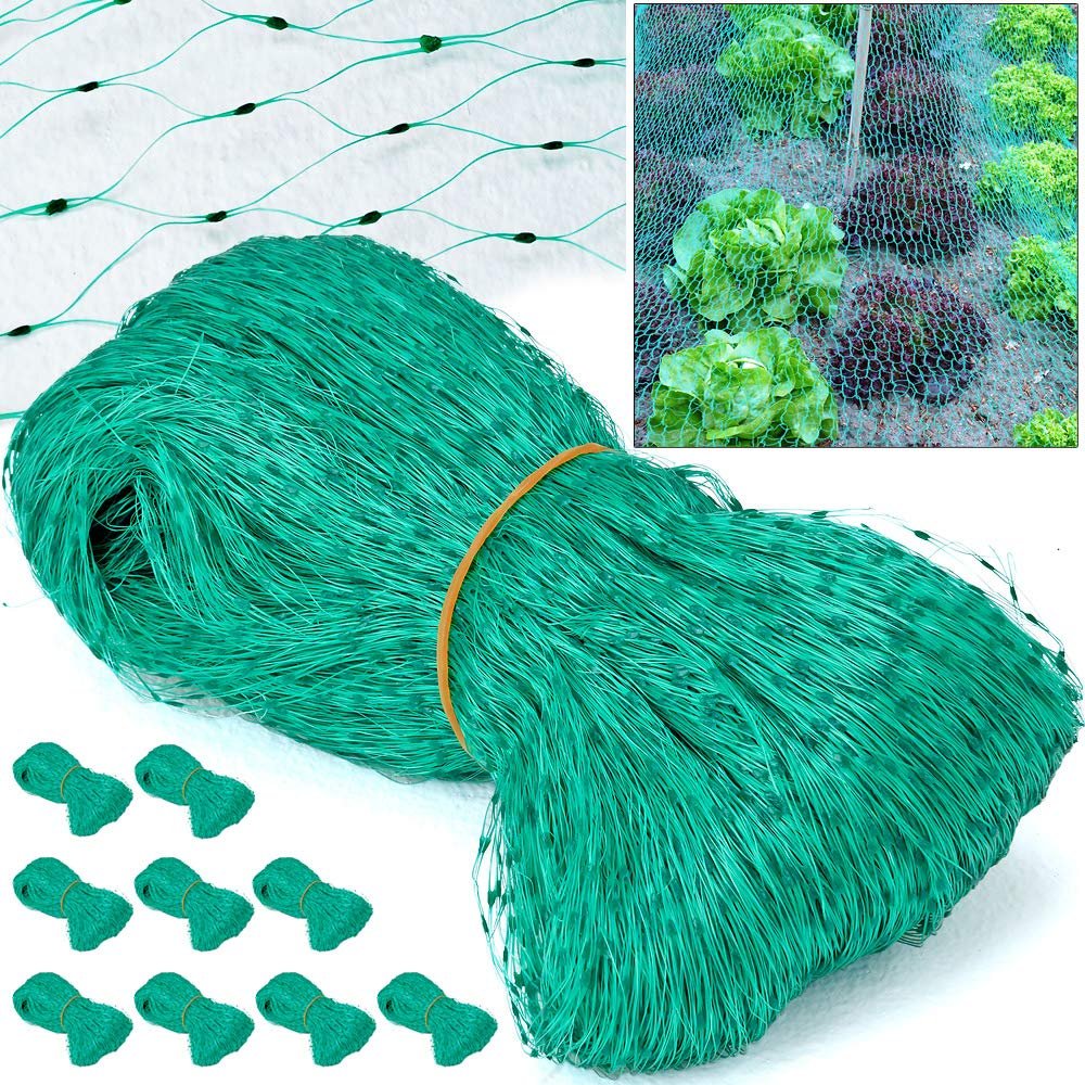 DEUBA Bird Protection Net, 100 m², 10-Pack, 2 x 5 m, Garden Net