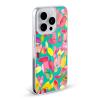 Head Case Designs Official Ninola Blue-Green Floral Watercolor Soft Gel Case for Apple iPhone 13 view 2