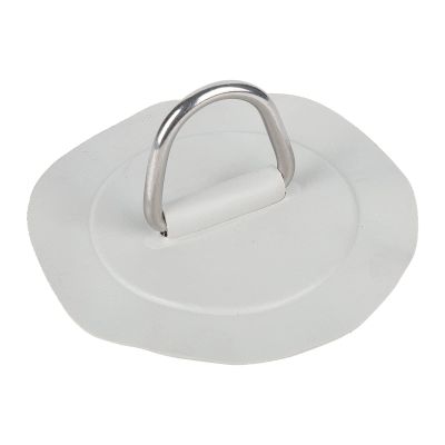 KIMISS D-Ring Patch, 6-Inch PVC D-Ring Pad with Stainless Steel for Inflatable Boats, Rafts, Kayaks, Canoes and Surfboards