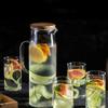 Clear Glass Pitcher with Lid, 1.2 L view 4