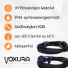Voxura CEE Adapter Cable, Schuko Plug to CEE Coupler, 3-Pin, 230 V/16 A, H07RN-F 3x1.5, IP44, 2 m view 3