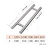 Advap 800 mm T-Bar Glass Door Pull Handle, 304 Stainless Steel, Brushed Silver view 2