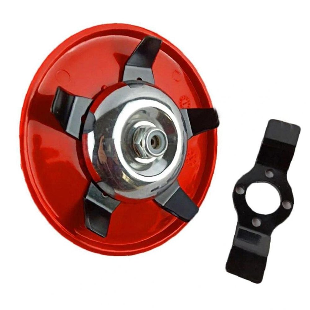 TOSSPER Weeding Disc Lawn Trimmer Head Brush Cutter Garden Wire Brush Wheel Replacement Part