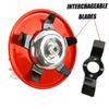 TOSSPER Weeding Disc Lawn Trimmer Head Brush Cutter Garden Wire Brush Wheel Replacement Part view 3