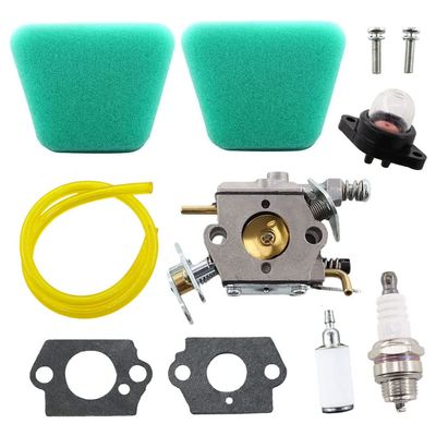 MCHNIC Carburetor Kit with Air Filter and Fuel Filter for Partner, McCulloch, and Poulan Chainsaws