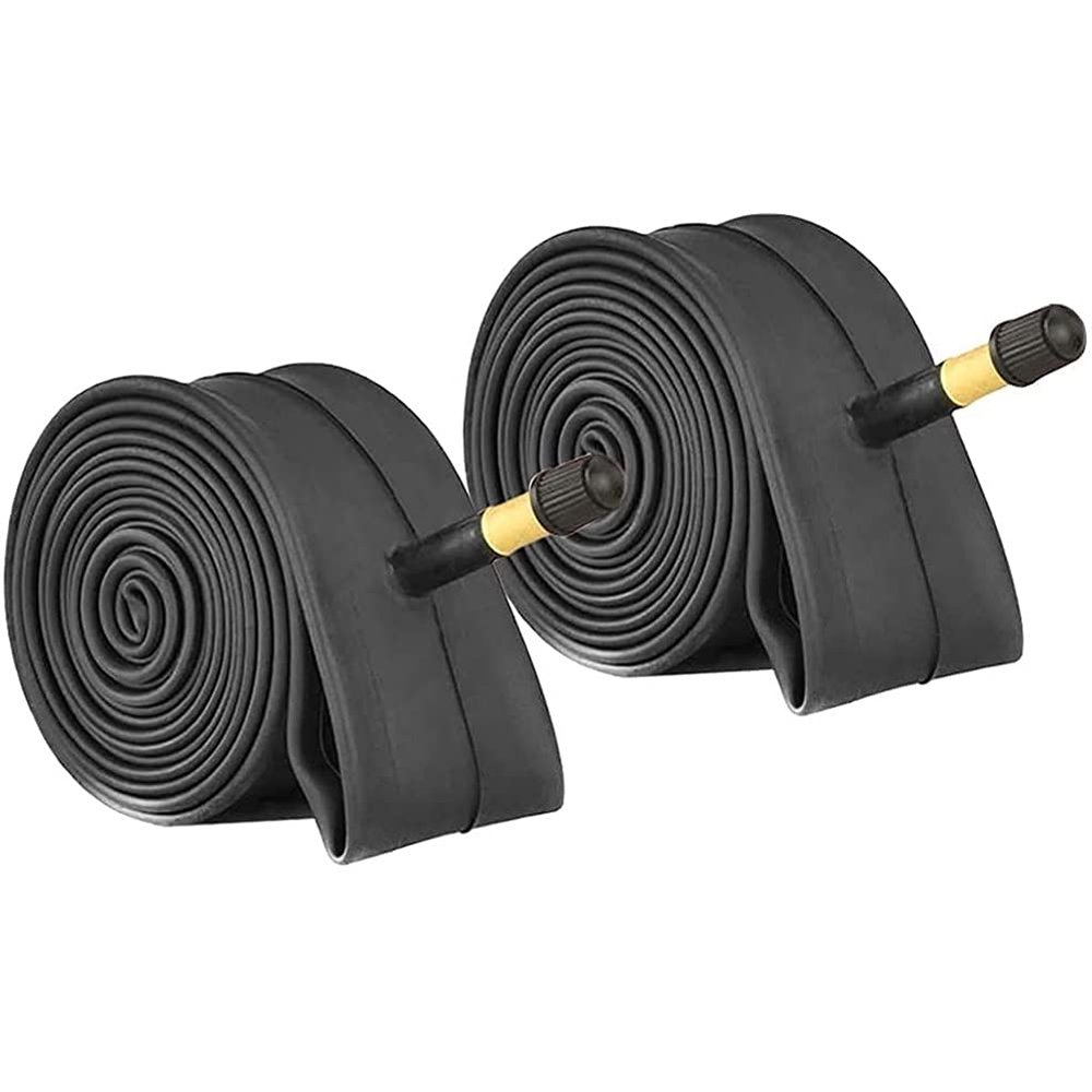 Replacement Bicycle Inner Tubes, 24/26/27.5/29 in, Schrader Valves, 2-Pack (24 x 1.90/2.125 in, 48 mm)