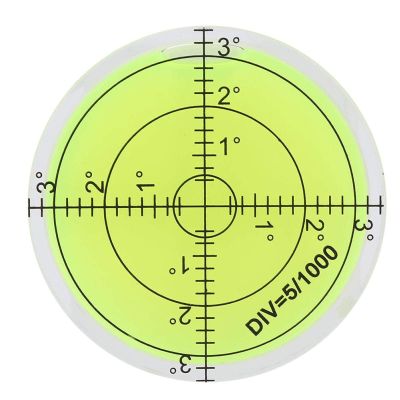 60 mm Round Bubble Level for Camera Platforms