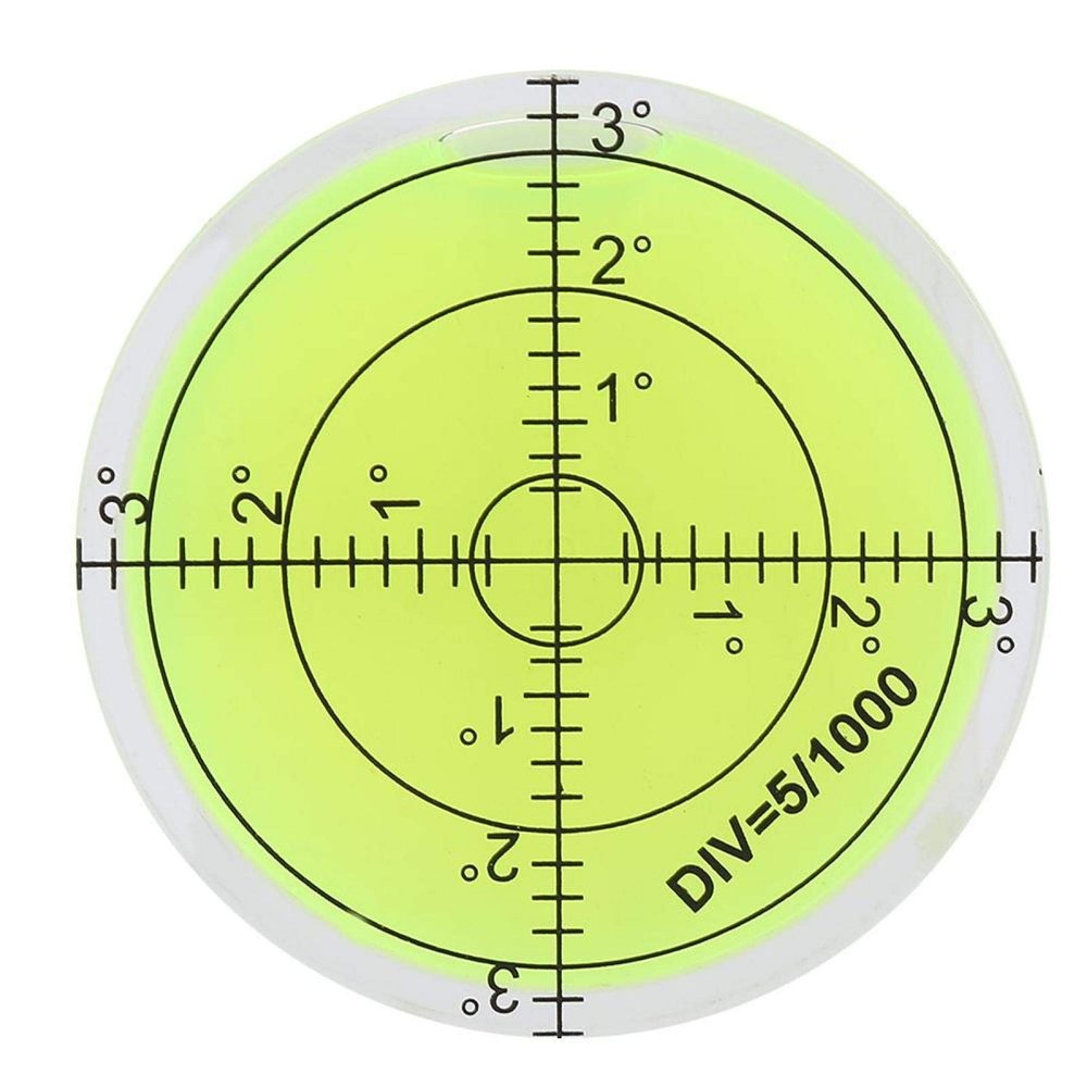 60 mm Round Bubble Level for Camera Platforms
