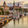 Lais Puzzle Sailing Ships in the Harbor of Szczecin, Poland, 1,000 Pieces view 3