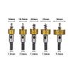 5-Piece HSS Carbide-Tipped Hole Saw Set, 16–30 mm view 2