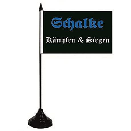 U24 Schalke “Fight & Win” Table Flag, 10 x 15 cm