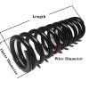Temhyu Shuxiang Compression Spring, 5 × 30 × 80 mm, 65Mn Steel, 1 Piece view 2