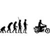 Evolution Simson Moped Wall Decal, White, 70 x 23 cm view 2