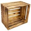 Kistenkolli Altes Land Flamed Crate Room Divider Shelf, 1-Piece Set, 50 x 40 x 29 cm view 1