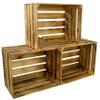 Kistenkolli Altes Land Flamed Crate Room Divider Shelf, 1-Piece Set, 50 x 40 x 29 cm view 4