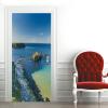 A.Monamour Self-Adhesive Door Wallpaper, 3D Sea Coast Landscape Near County Antrim, Ireland, Vinyl Door Decor, 85 x 215 cm view 4