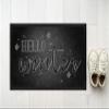 JUNIWORDS Hello Winter Doormat, 120 x 80 cm, with Rubber Border view 2