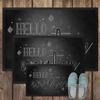 JUNIWORDS Hello Winter Doormat, 120 x 80 cm, with Rubber Border view 3