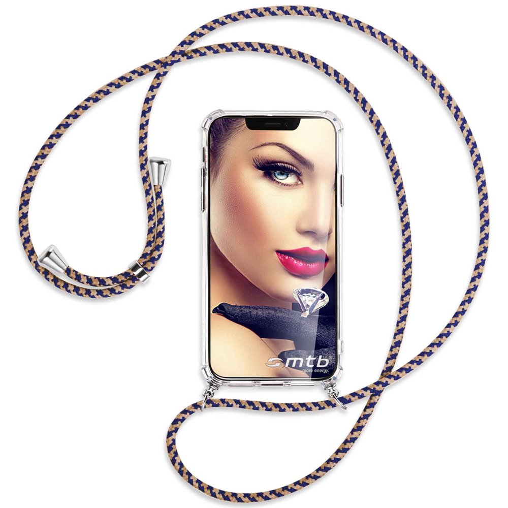 mtb more energy Phone Lanyard Case for Motorola Moto E20 (XT2155, 6.5") – Royal – Anti-Shock Full TPU