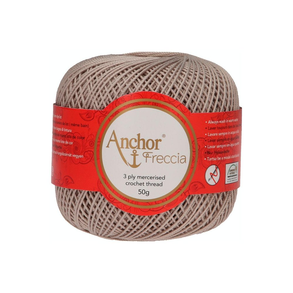 Anchor Freccia 4771006-00590, Color 590, Size 6, 50 g, 175 m Crochet Yarn