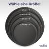 volila Black Round Serving Trays, 28 cm, 4-Pack view 3