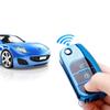 YJADHU Soft TPU Flip Folding Remote Key Case, Red, for Ford view 4