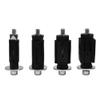 KLEMP Black Swivel Caster Set – 100 mm with Brake, incl. Expander for 40 × 40 mm Tube view 3