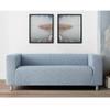 Lanovenanube C01 Sofa Cover, High Armrests, 2-Seater, Ivory view 1