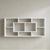 KADIMA DESIGN RUR Wall Shelf, Modern MDF, 85 x 47.5 x 16 cm, White view 1