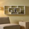 KADIMA DESIGN RUR Wall Shelf, Modern MDF, 85 x 47.5 x 16 cm, White view 3