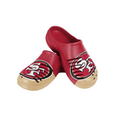 FOCO Men's NFL Team Colorblock Big Logo Garden Water Sandal Clog Shoes