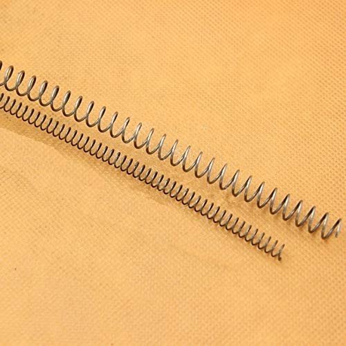 NIDUNO 2-Piece OEM High-Quality Long Flexible Compression Springs, 2 mm Wire Diameter, 12–21 mm Outer Diameter, 1000 mm Length (Size: 2 × 16 × 1000 mm)